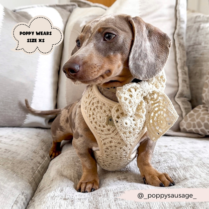 Festival Crochet Adjustable Neck Harness: S