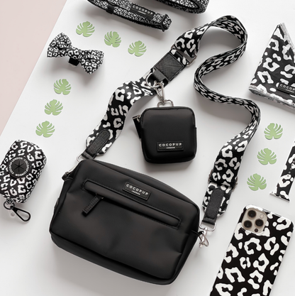 Bag Strap - Black Leopard