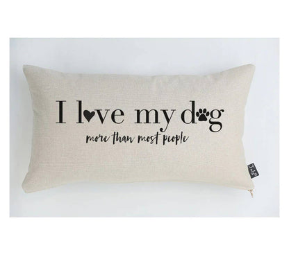 Love My Dog Cushion: 45x45cm