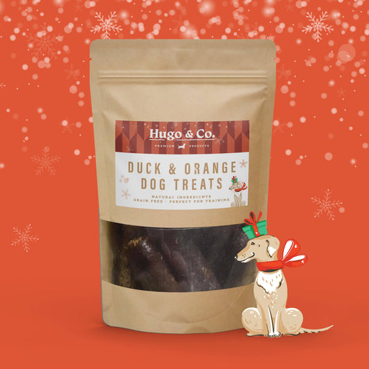 Christmas Duck and Orange Dog Treats