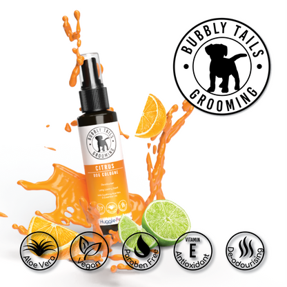 HugglePets Bubbly Tails Dog Cologne: Baby Powder