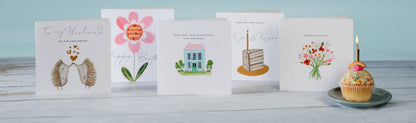 Card - Happy Fiftieth - 4 Balloons